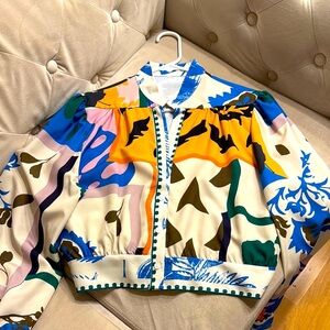 Colorful Patterned Women's Jacket